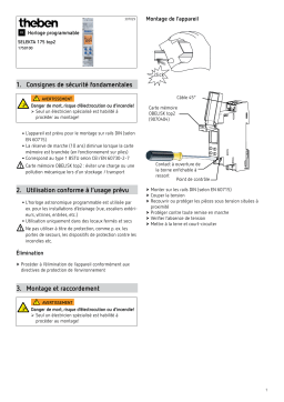 THEBEN SELEKTA 175 top2 Mode d'emploi