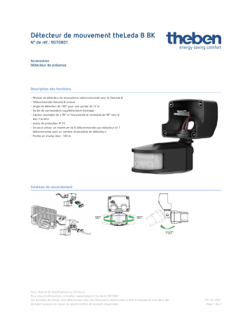 THEBEN Motion module theLeda B BK Fiche technique | Fixfr