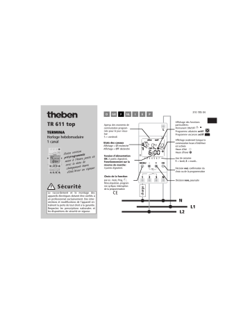 THEBEN TR 611 top Mode d'emploi | Fixfr