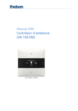 THEBEN iON 108 KNX Manuel utilisateur