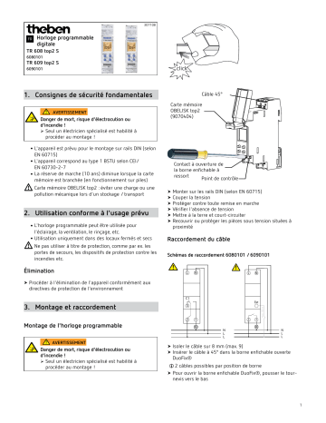 TR 608 top2 S | THEBEN TR 609 top2 S Mode d'emploi | Fixfr