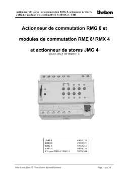 THEBEN RME 8 KNX Manuel utilisateur