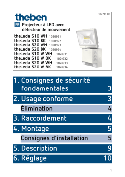 THEBEN theLeda S10 W WH Mode d'emploi