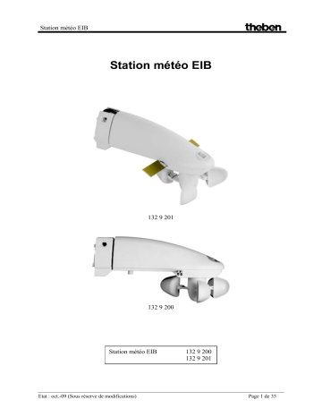 THEBEN Weather station KNX Manuel utilisateur | Fixfr