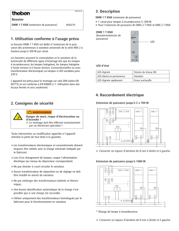 THEBEN DMB 1 T KNX Mode d'emploi | Fixfr