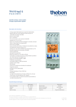 THEBEN TR 610 top2 G Fiche technique