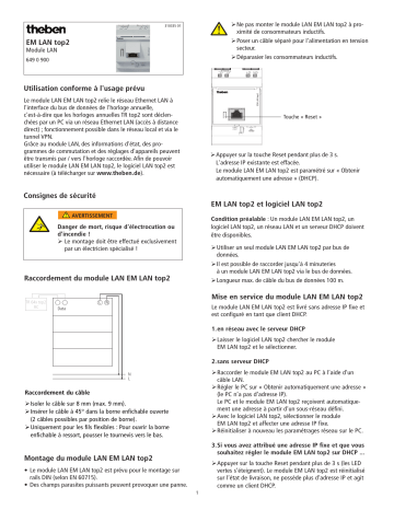 THEBEN EM LAN top2 Mode d'emploi | Fixfr