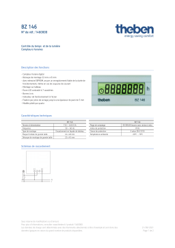 THEBEN BZ 146 Fiche technique