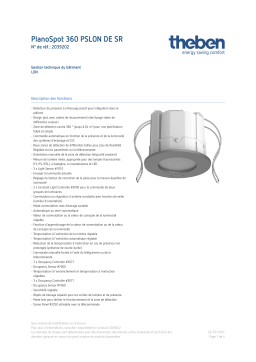 THEBEN PlanoSpot 360 PSLON DE SR Fiche technique