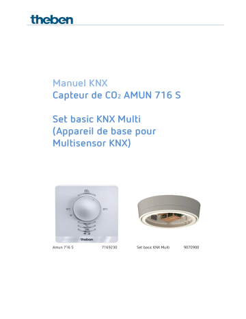 thePrema P360 KNX AP Multi WH | Set basic KNX AP Multi WH | THEBEN AMUN 716 S KNX Manuel utilisateur | Fixfr