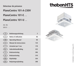 THEBEN PlanoCentro 101-USR Mode d'emploi