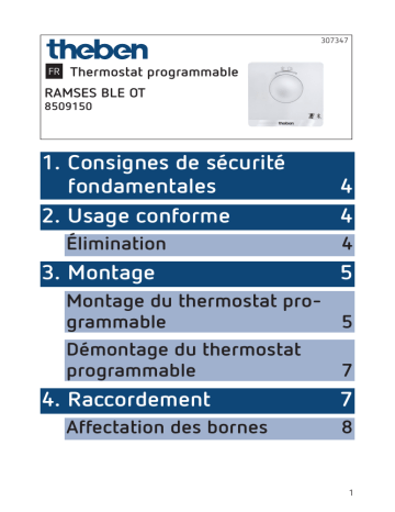 THEBEN RAMSES 850 BLE OT Mode d'emploi | Fixfr