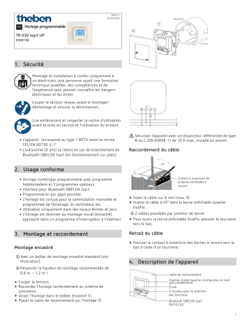 THEBEN TR 030 top3 UP Mode d'emploi | Fixfr