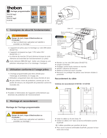 TR 612 top2 | THEBEN TR 610 top2 G Mode d'emploi | Fixfr