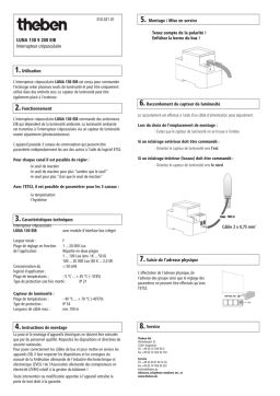 THEBEN LUNA-130-KNX_1309200 Mode d'emploi