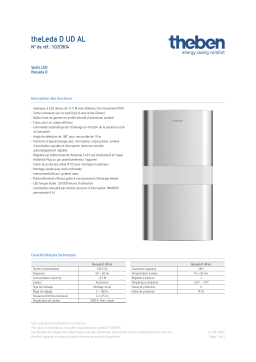 THEBEN theLeda D UD AL Fiche technique
