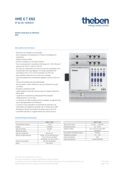 THEBEN HME 6 T KNX Fiche technique