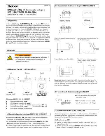 THEBEN RAMSES 813 top HF Mode d'emploi | Fixfr