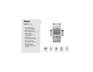 THEBEN SELEKTA 170 top Mode d'emploi | Fixfr