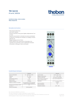 THEBEN TM 345 B Fiche technique