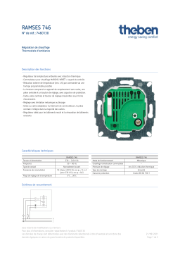 THEBEN RAMSES 746 Fiche technique