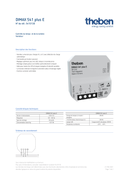 THEBEN DIMAX 541 plus E Fiche technique