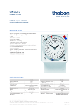THEBEN SYN 269 h Fiche technique