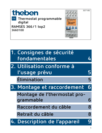 THEBEN RAMSES 366/1 top2 Mode d'emploi | Fixfr