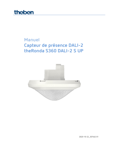 THEBEN theRonda S360 DALI-2 S UP WH Manuel utilisateur | Fixfr