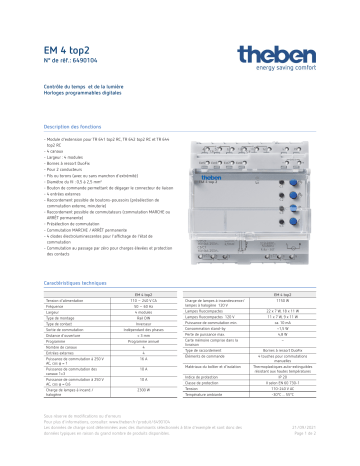 THEBEN EM 4 top2 Fiche technique | Fixfr