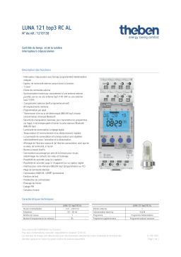 THEBEN LUNA 121 top3 RC AL Fiche technique