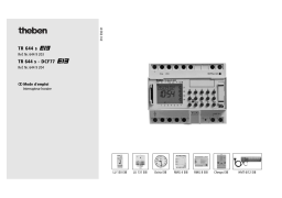 THEBEN TR 644 S DCF KNX Mode d'emploi