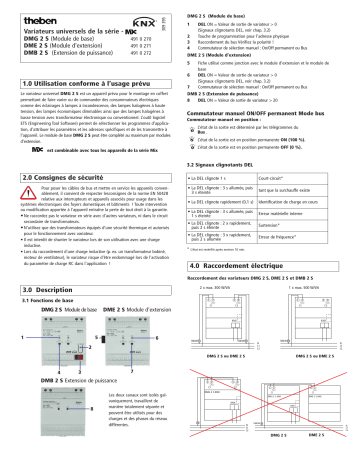 DMB 2 S KNX | DME 2 S KNX | THEBEN DMG 2 S KNX Mode d'emploi | Fixfr