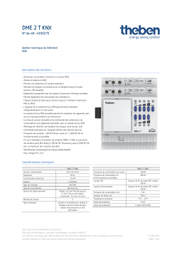 THEBEN DME 2 T KNX Fiche technique