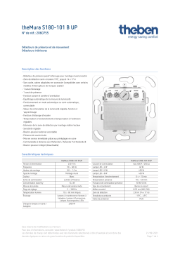 THEBEN theMura S180-101 B UP Fiche technique