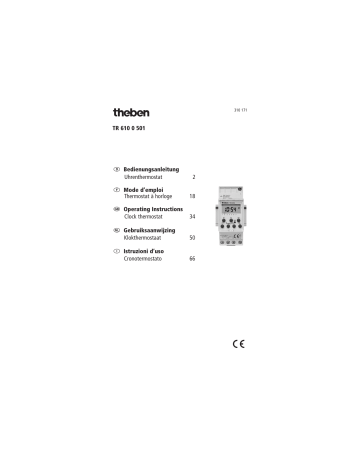 THEBEN TR 610 Mode d'emploi | Fixfr