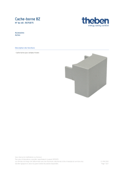 THEBEN Front kit BZ 142-3 Fiche technique