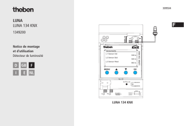 THEBEN LUNA 134 KNX Mode d'emploi | Fixfr