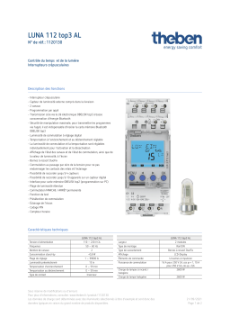 THEBEN LUNA 112 top3 AL Fiche technique