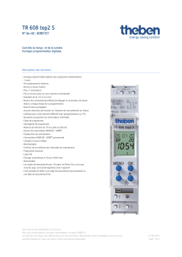 THEBEN TR 608 top2 S Fiche technique