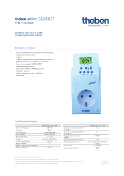 THEBEN eltimo 020 S DCF Fiche technique