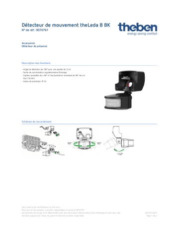 THEBEN Motion module theLeda B BK Fiche technique | Fixfr