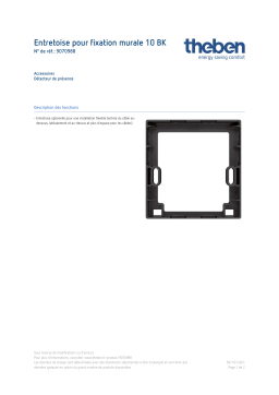 THEBEN Spacer 10 BK Fiche technique