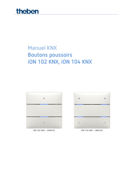 THEBEN iON 104 KNX Manuel utilisateur