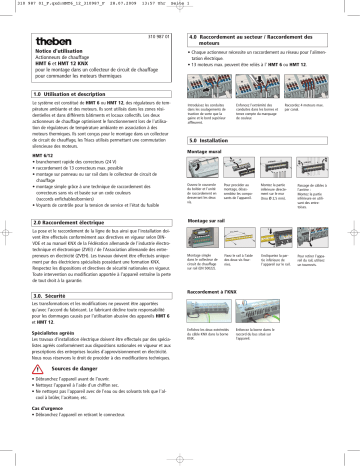 HMT 12 KNX | THEBEN HMT 6 KNX Mode d'emploi | Fixfr