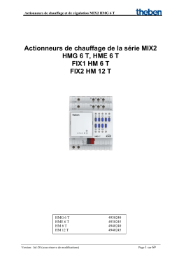 THEBEN HM 12 T KNX Manuel utilisateur