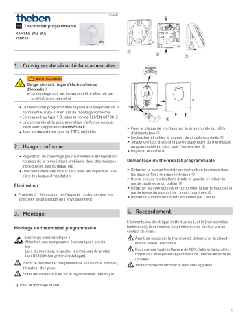 THEBEN RAMSES 812 BLE Mode d'emploi | Fixfr