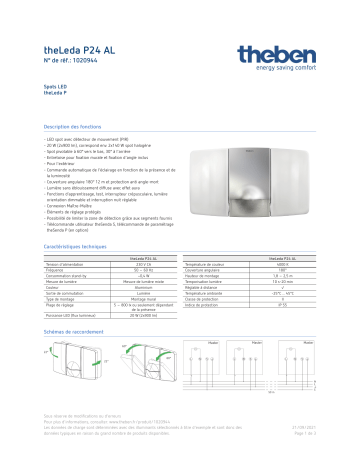 THEBEN theLeda P24 AL Fiche technique | Fixfr