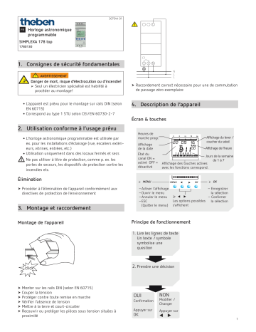 THEBEN SIMPLEXA 178 top Mode d'emploi | Fixfr