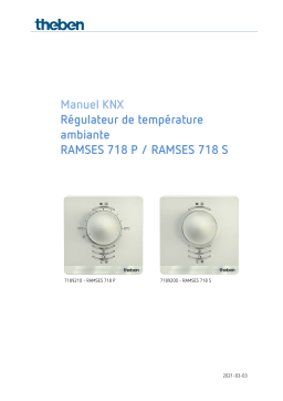 THEBEN RAMSES 718 P KNX Manuel utilisateur